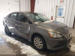 2015 Nissan Sentra Sv Gray vin: 3N1AB7APXFL670673