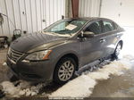 2015 Nissan Sentra Sv Gray vin: 3N1AB7APXFL670673