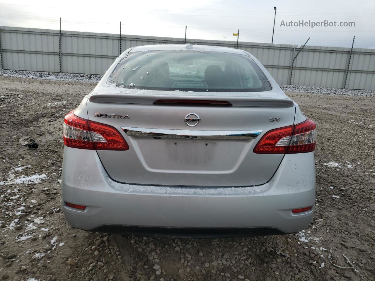 2015 Nissan Sentra S Gray vin: 3N1AB7APXFL671726