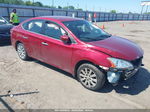 2015 Nissan Sentra Sv Red vin: 3N1AB7APXFL683620