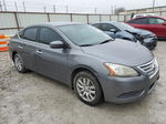 2015 Nissan Sentra S Gray vin: 3N1AB7APXFL688008