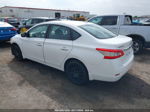 2015 Nissan Sentra Sv White vin: 3N1AB7APXFL695850