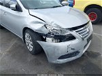 2015 Nissan Sentra Sv Silver vin: 3N1AB7APXFY215230