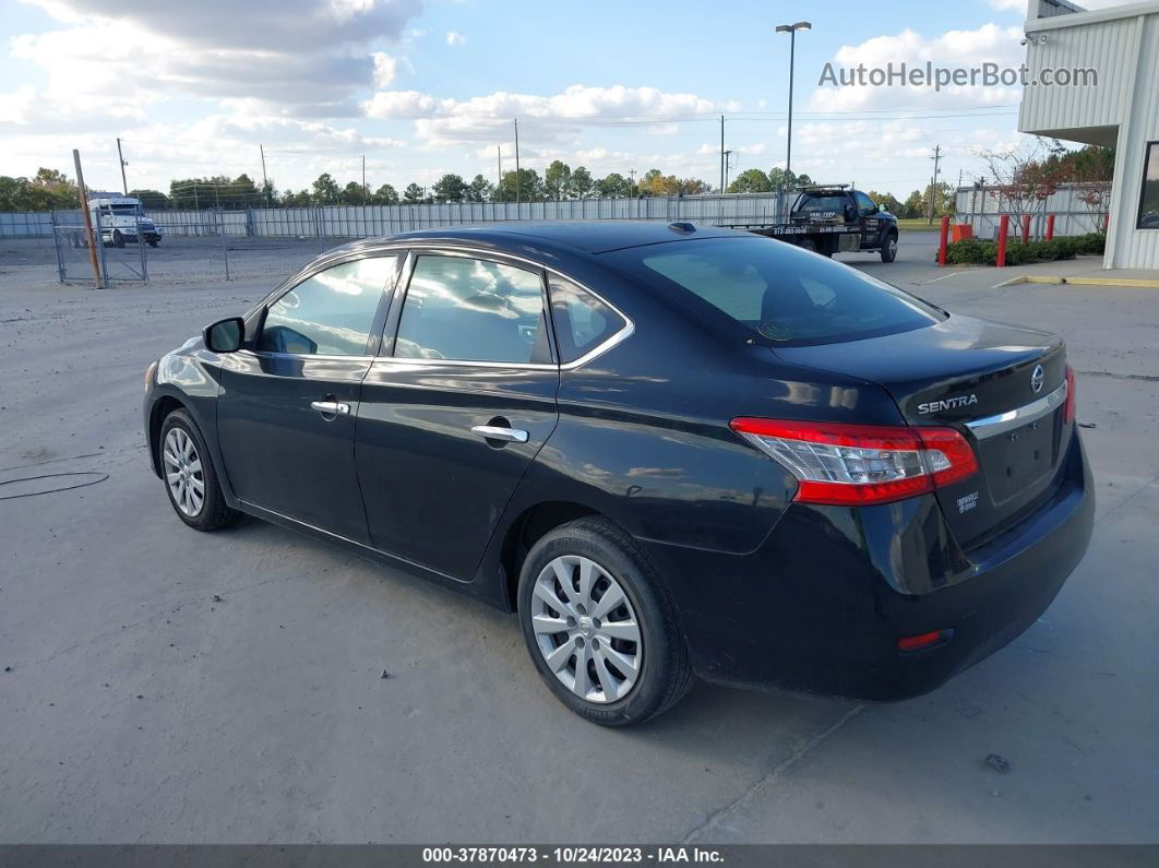 2015 Nissan Sentra Fe+ S/s/sv/sr/sl Черный vin: 3N1AB7APXFY215308