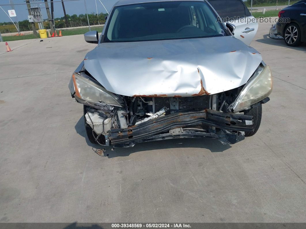 2015 Nissan Sentra S White vin: 3N1AB7APXFY268154