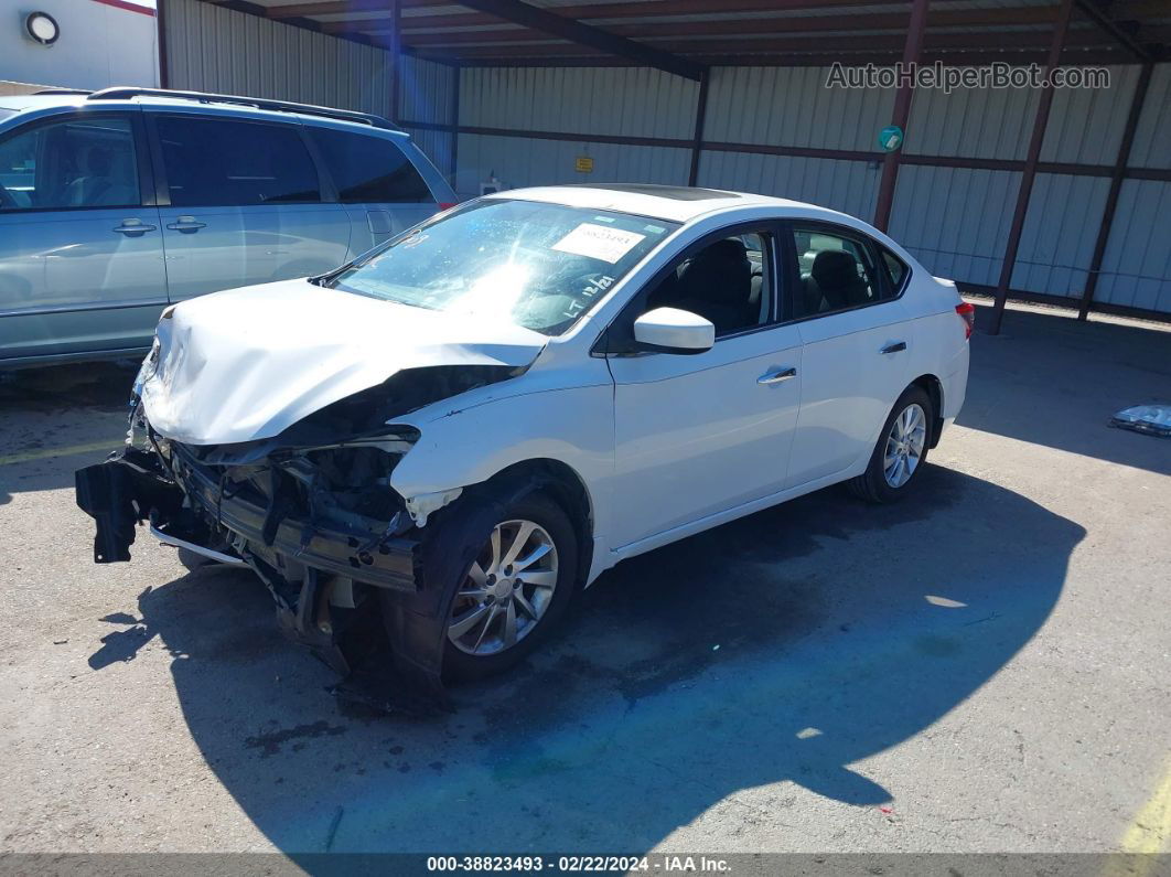 2015 Nissan Sentra S/sv/sr/sl Белый vin: 3N1AB7APXFY272866