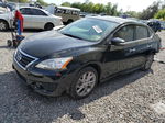 2015 Nissan Sentra S Черный vin: 3N1AB7APXFY321631