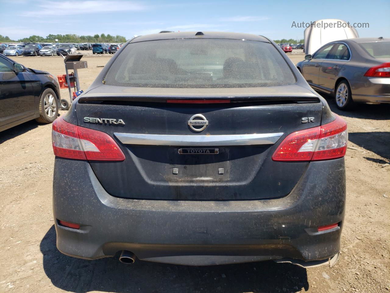 2015 Nissan Sentra S Black vin: 3N1AB7APXFY323881