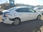 2015 Nissan Sentra S White vin: 3N1AB7APXFY324626