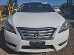 2015 Nissan Sentra S White vin: 3N1AB7APXFY324626