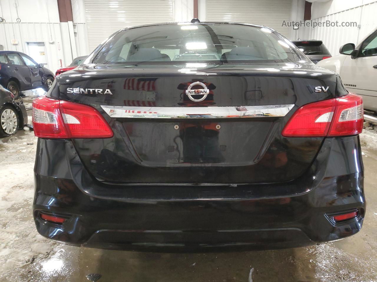 2016 Nissan Sentra S Black vin: 3N1AB7APXGL647119