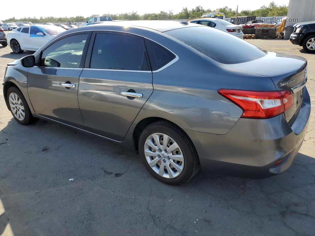 2016 Nissan Sentra S Gray vin: 3N1AB7APXGL662994