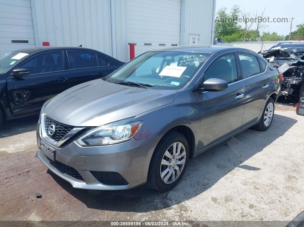 2016 Nissan Sentra Fe+ S/s/sl/sr/sv Silver vin: 3N1AB7APXGL663028