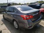 2016 Nissan Sentra S Gray vin: 3N1AB7APXGL669105