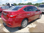 2016 Nissan Sentra Sv Red vin: 3N1AB7APXGL679777