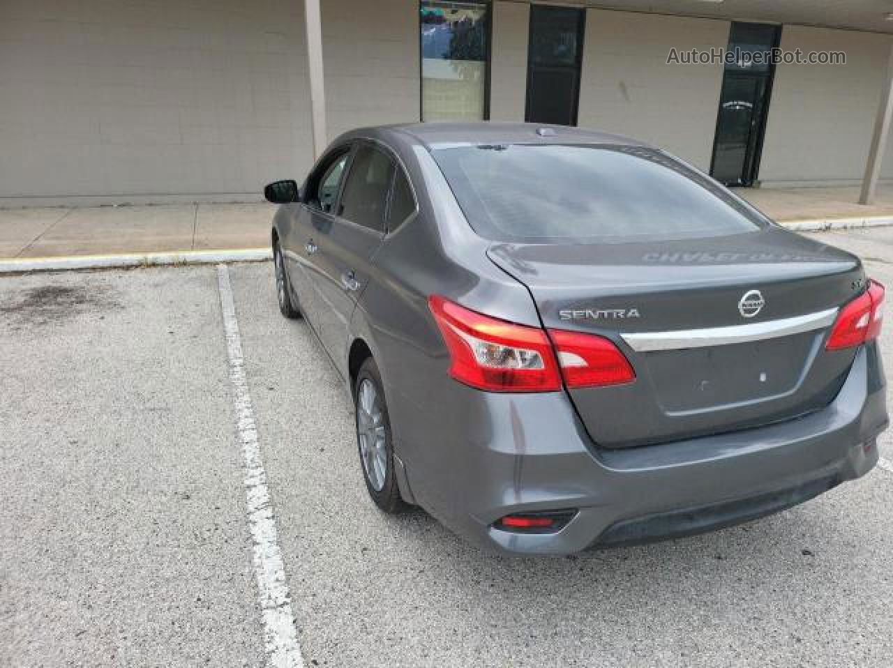 2016 Nissan Sentra S Gray vin: 3N1AB7APXGL680167