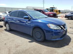 2016 Nissan Sentra S Blue vin: 3N1AB7APXGY215102