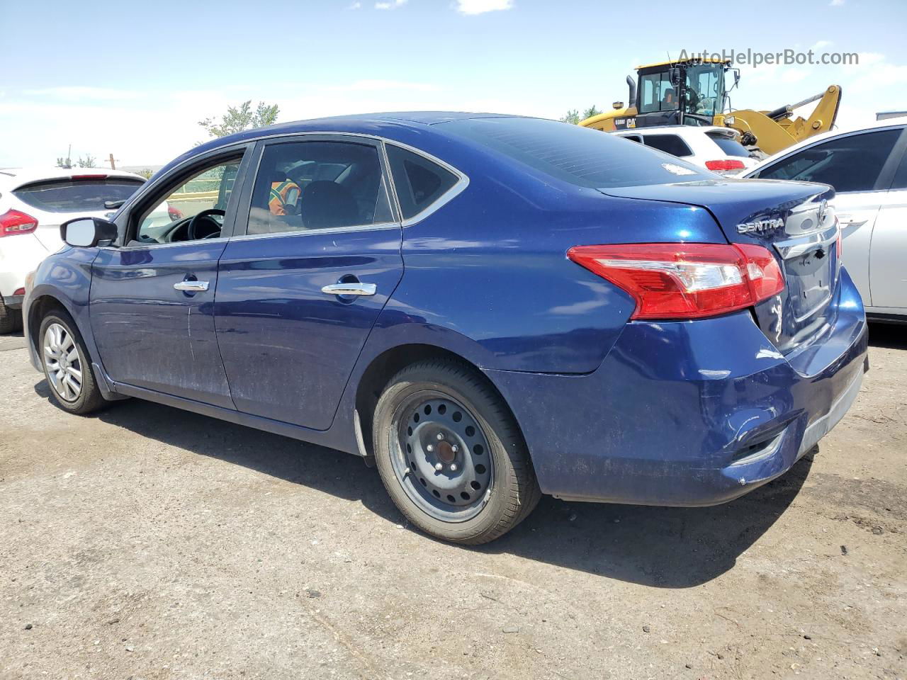 2016 Nissan Sentra S Blue vin: 3N1AB7APXGY215102