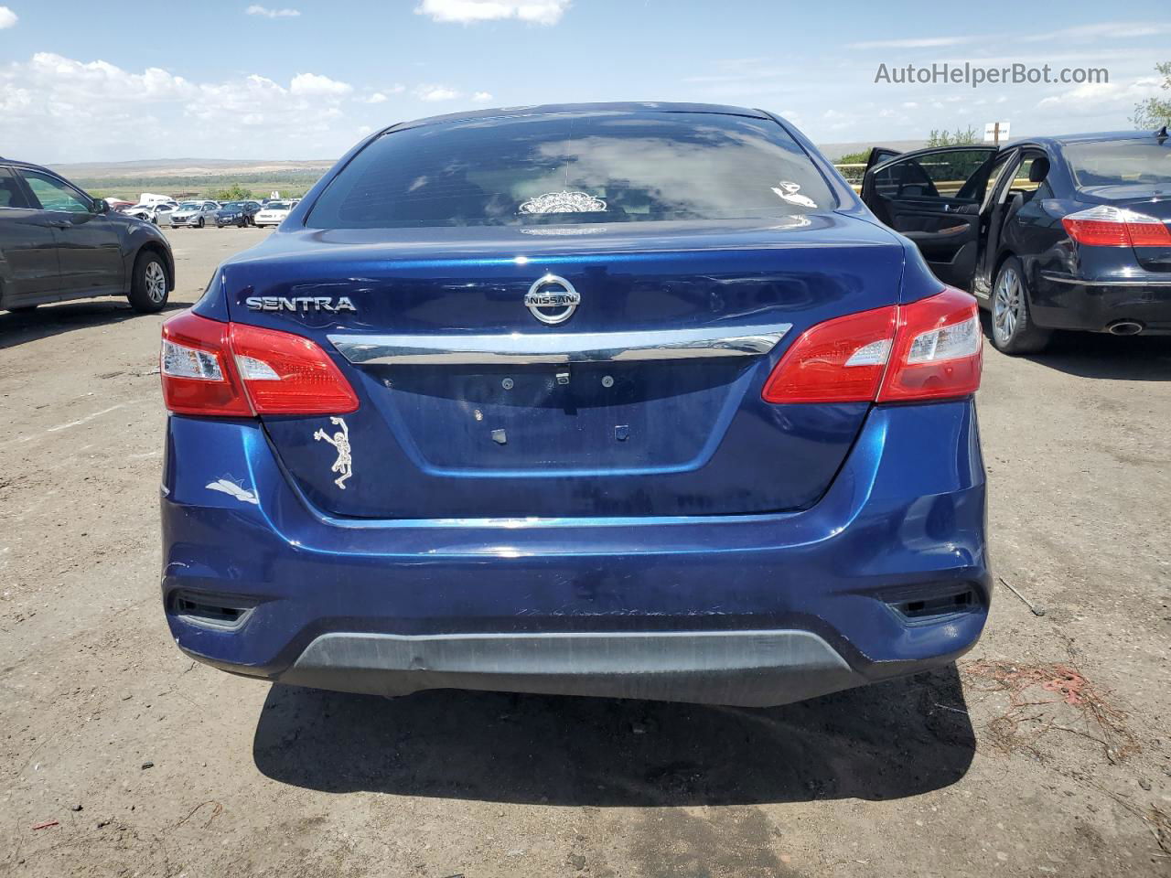 2016 Nissan Sentra S Blue vin: 3N1AB7APXGY215102