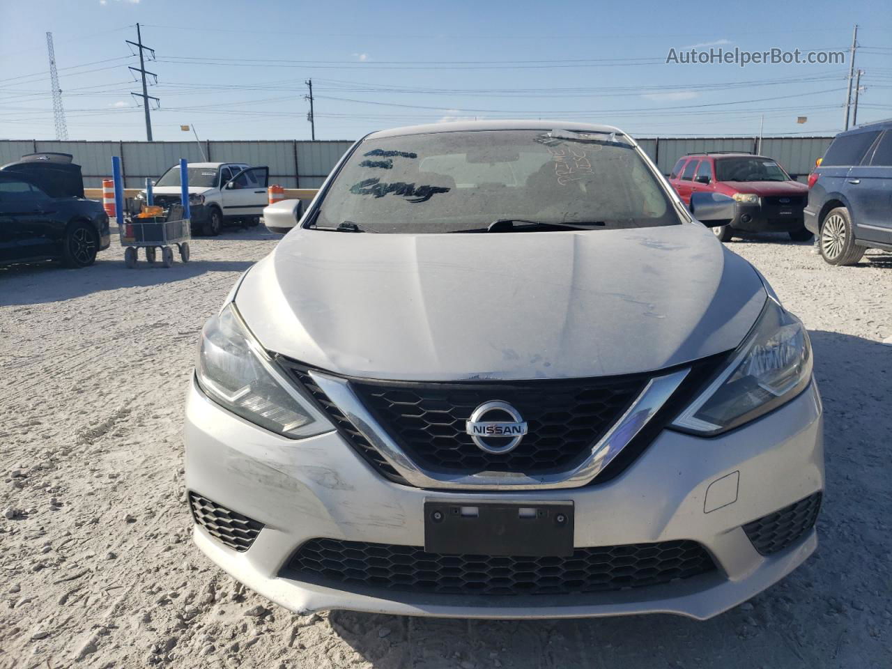 2016 Nissan Sentra S Silver vin: 3N1AB7APXGY236354