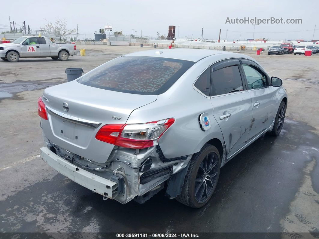 2016 Nissan Sentra Sv Silver vin: 3N1AB7APXGY269242