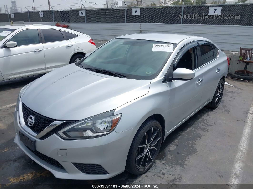 2016 Nissan Sentra Sv Silver vin: 3N1AB7APXGY269242
