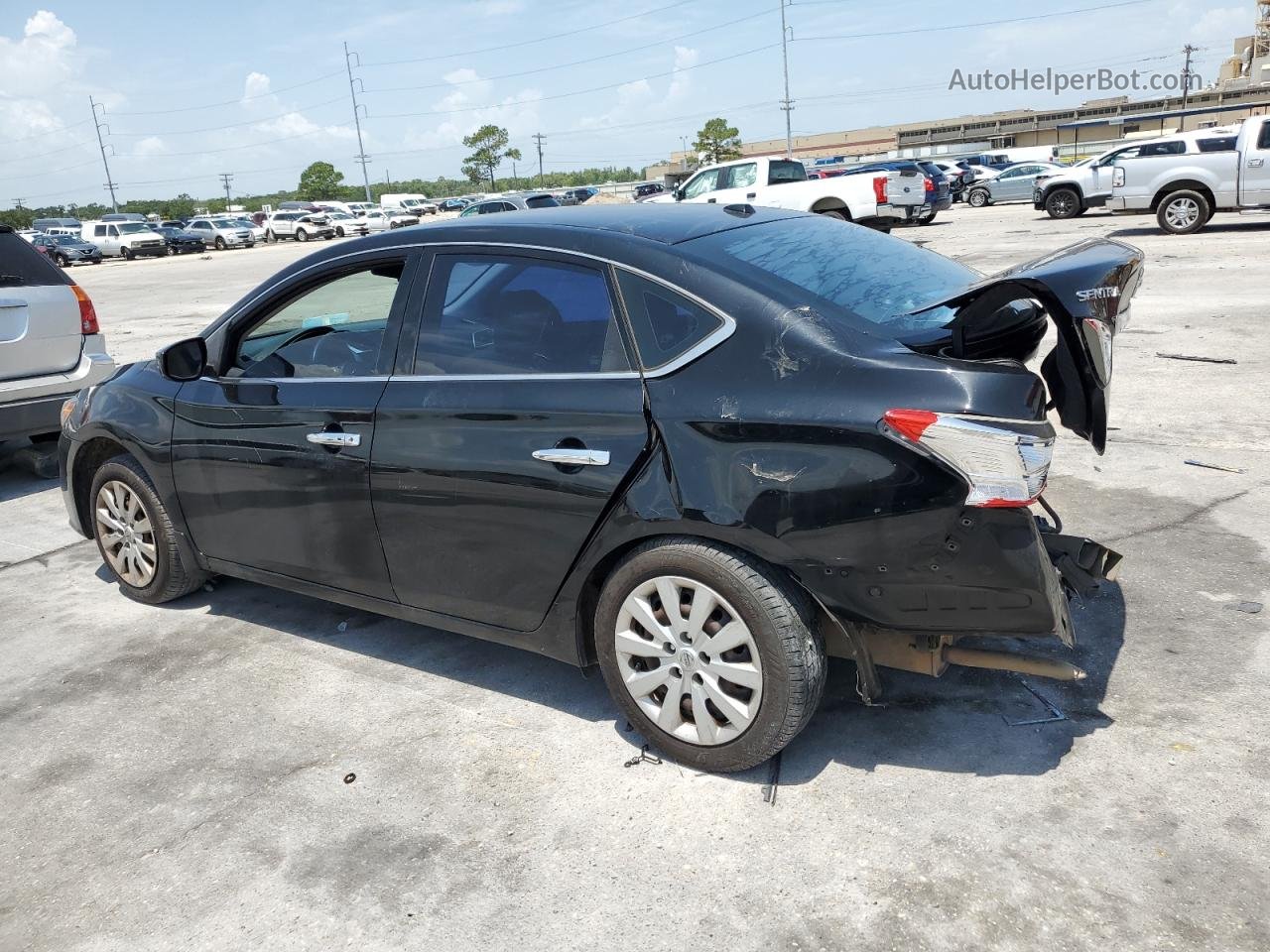 2016 Nissan Sentra S Black vin: 3N1AB7APXGY293458