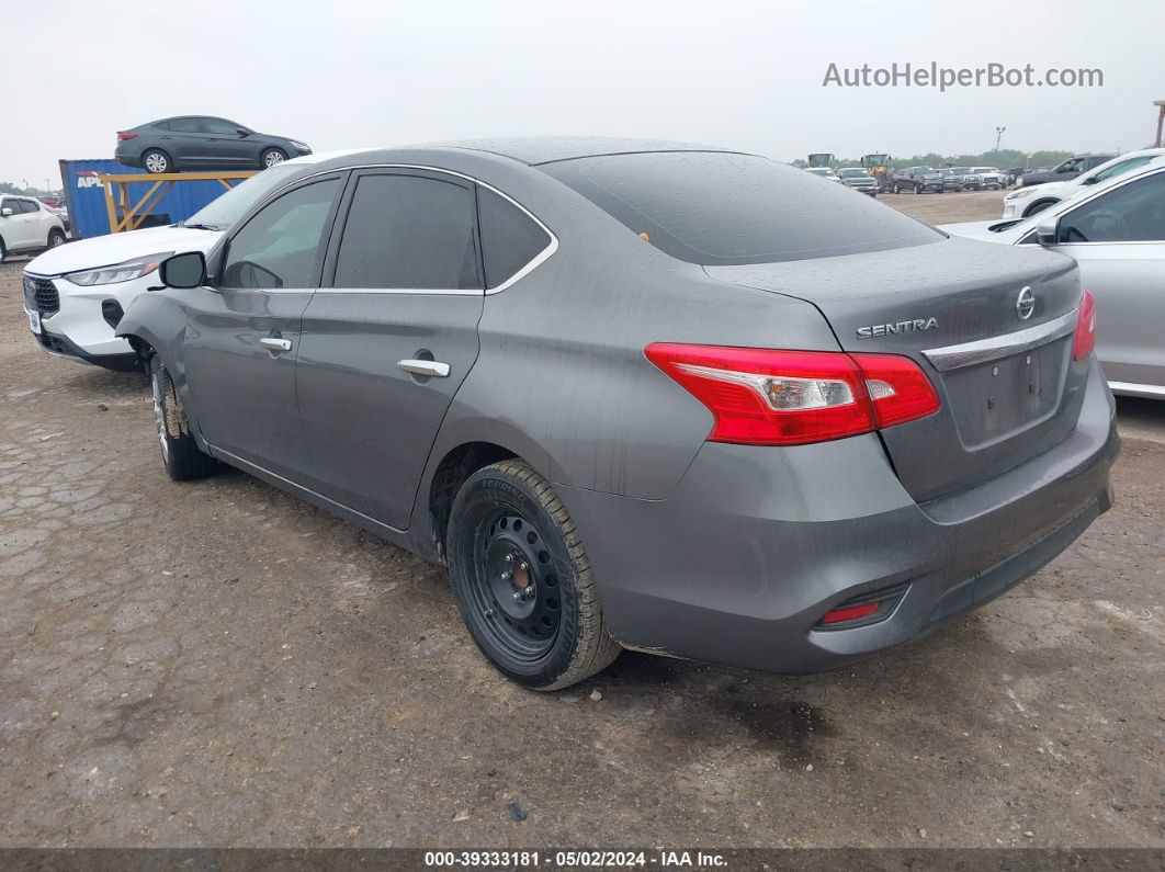 2016 Nissan Sentra Fe+ S/s/sl/sr/sv Серый vin: 3N1AB7APXGY308041