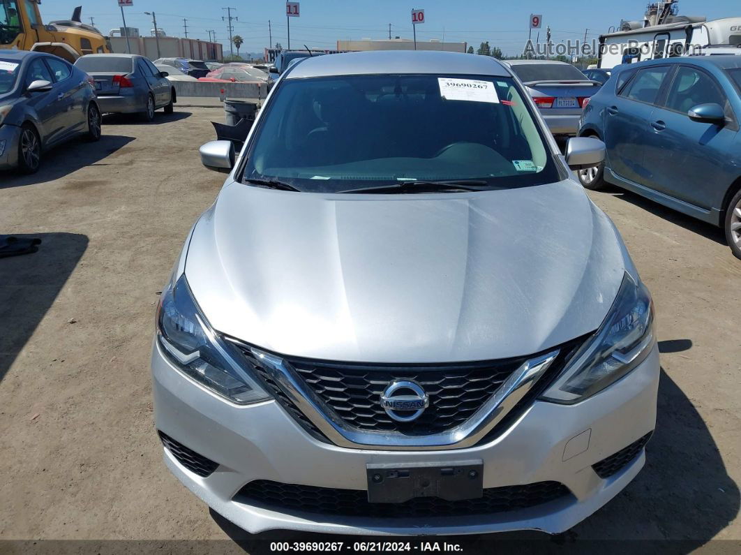 2016 Nissan Sentra S Silver vin: 3N1AB7APXGY318858