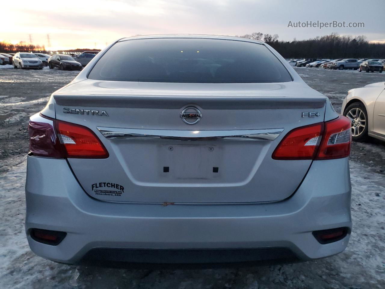 2016 Nissan Sentra S Silver vin: 3N1AB7APXGY319752