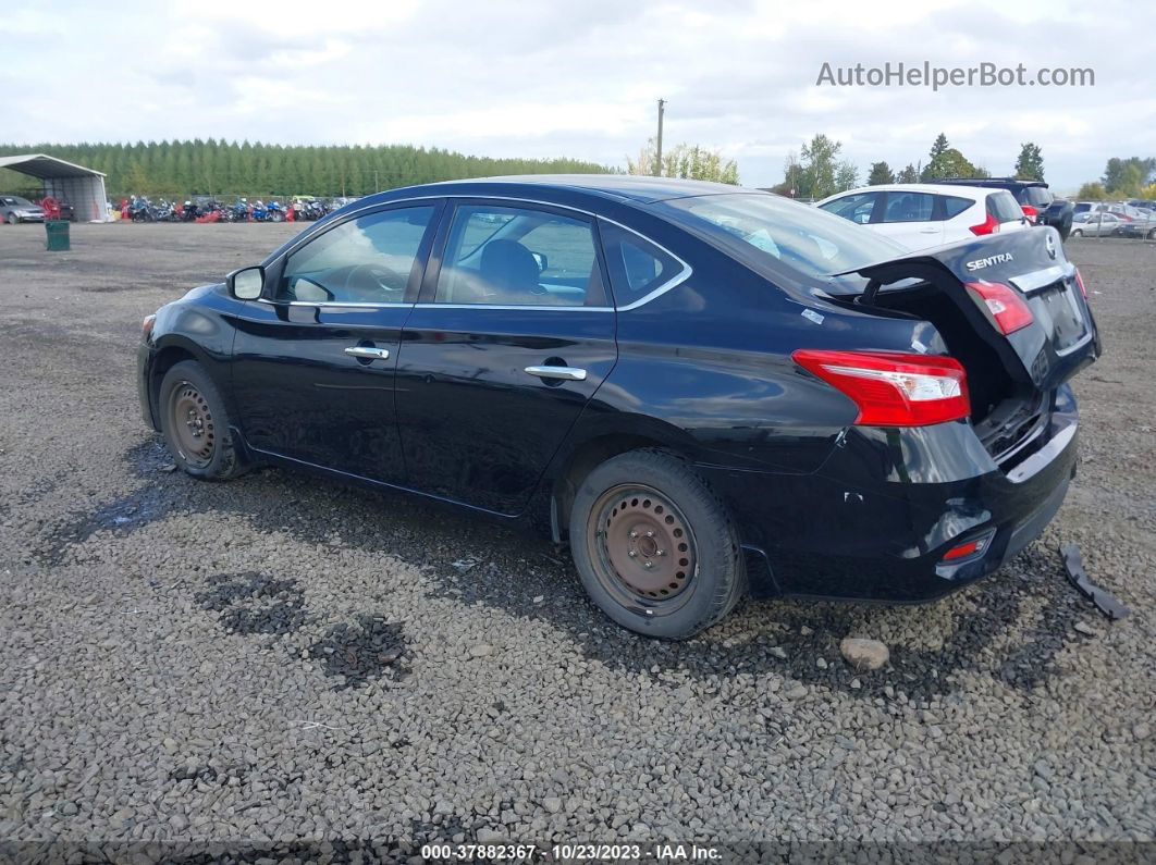 2016 Nissan Sentra S Black vin: 3N1AB7APXGY327902