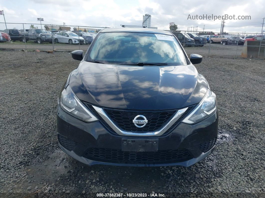 2016 Nissan Sentra S Черный vin: 3N1AB7APXGY327902