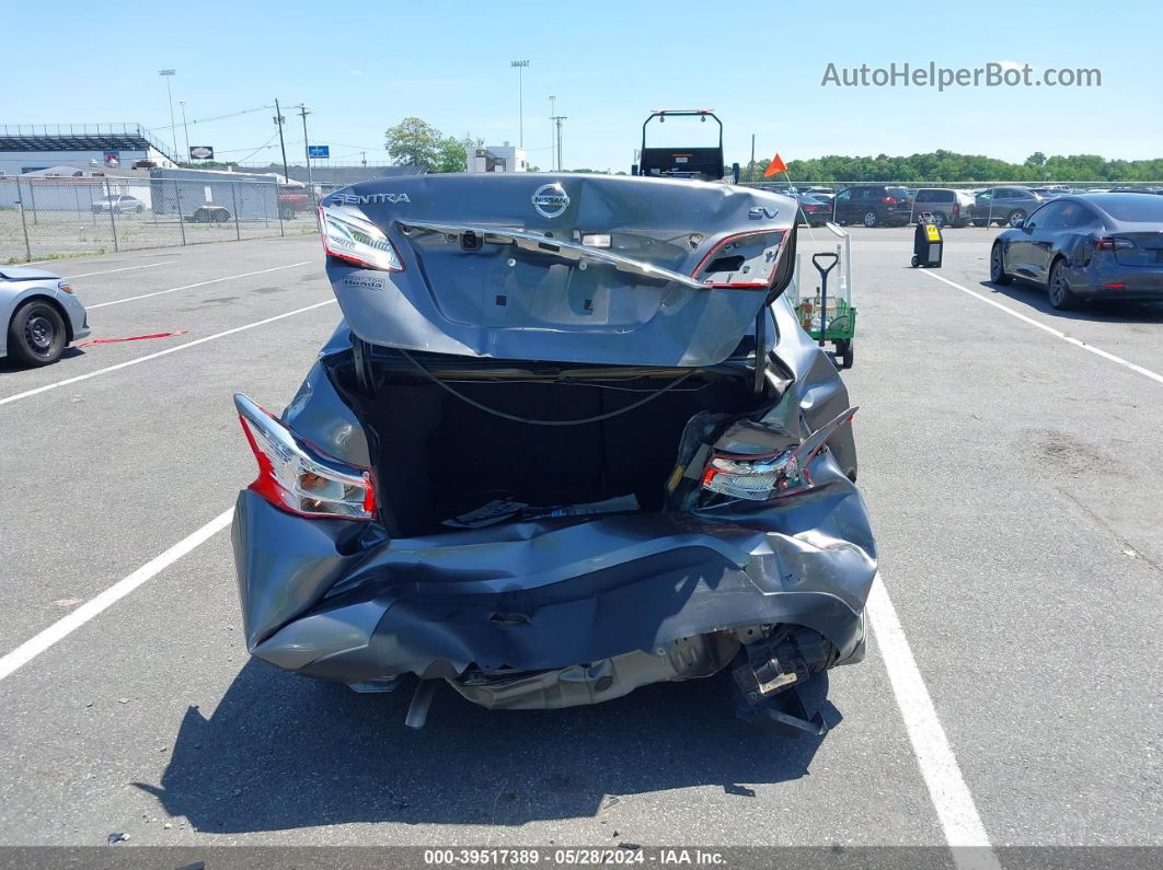 2018 Nissan Sentra Sv Gray vin: 3N1AB7APXJL626066