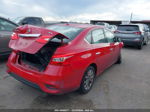 2018 Nissan Sentra Sv Red vin: 3N1AB7APXJL627363