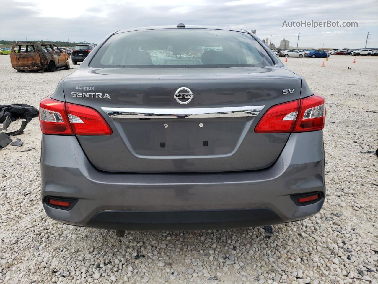 2018 Nissan Sentra S Charcoal vin: 3N1AB7APXJL632255