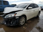 2018 Nissan Sentra S White vin: 3N1AB7APXJL637911