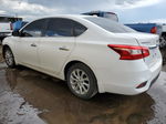 2018 Nissan Sentra S White vin: 3N1AB7APXJL637911