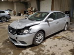 2018 Nissan Sentra S Серебряный vin: 3N1AB7APXJL638153