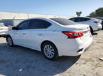 2018 Nissan Sentra S White vin: 3N1AB7APXJL638251