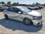 2018 Nissan Sentra S Silver vin: 3N1AB7APXJL640307