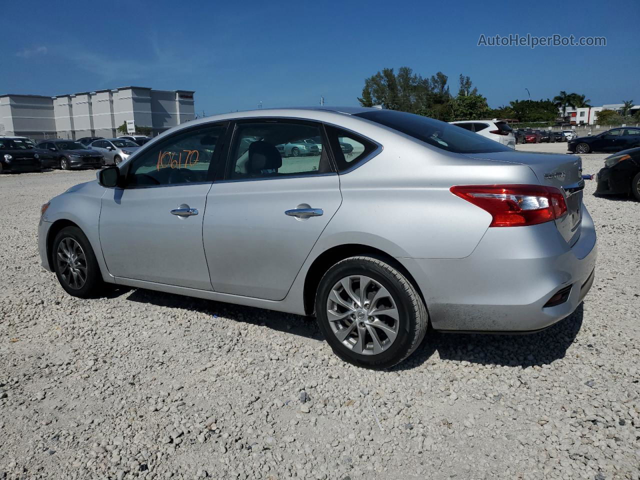 2018 Nissan Sentra S Silver vin: 3N1AB7APXJL640307