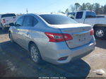 2018 Nissan Sentra Sv Silver vin: 3N1AB7APXJL640405