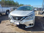 2018 Nissan Sentra Sv Silver vin: 3N1AB7APXJL640405