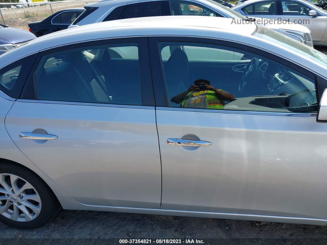 2018 Nissan Sentra Sv Gray vin: 3N1AB7APXJL644728