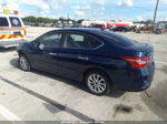 2018 Nissan Sentra Sv Blue vin: 3N1AB7APXJL644874