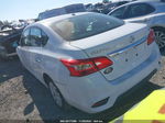 2018 Nissan Sentra Sv White vin: 3N1AB7APXJL655759