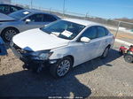 2018 Nissan Sentra Sv White vin: 3N1AB7APXJL655759