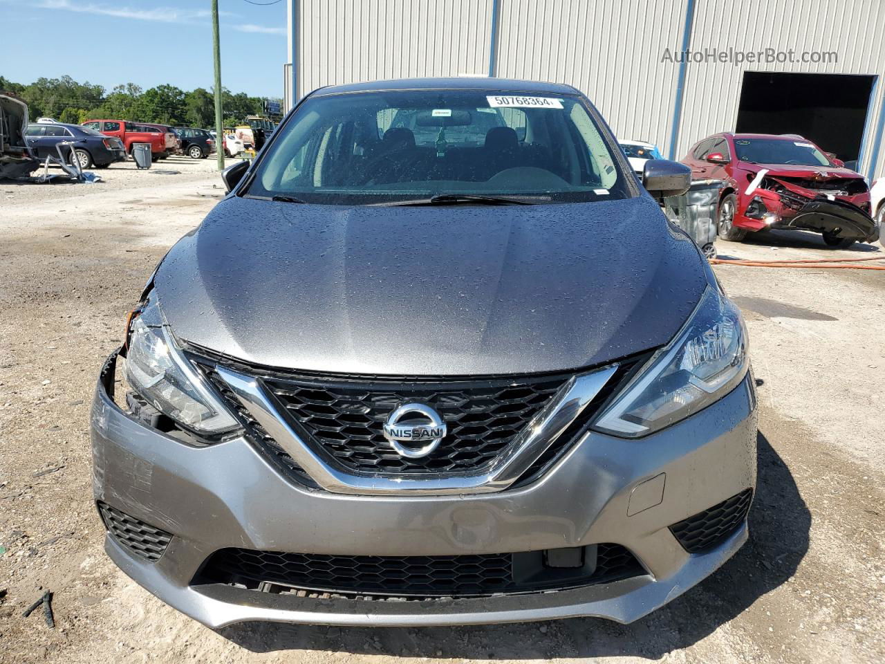 2018 Nissan Sentra S Gray vin: 3N1AB7APXJY203099