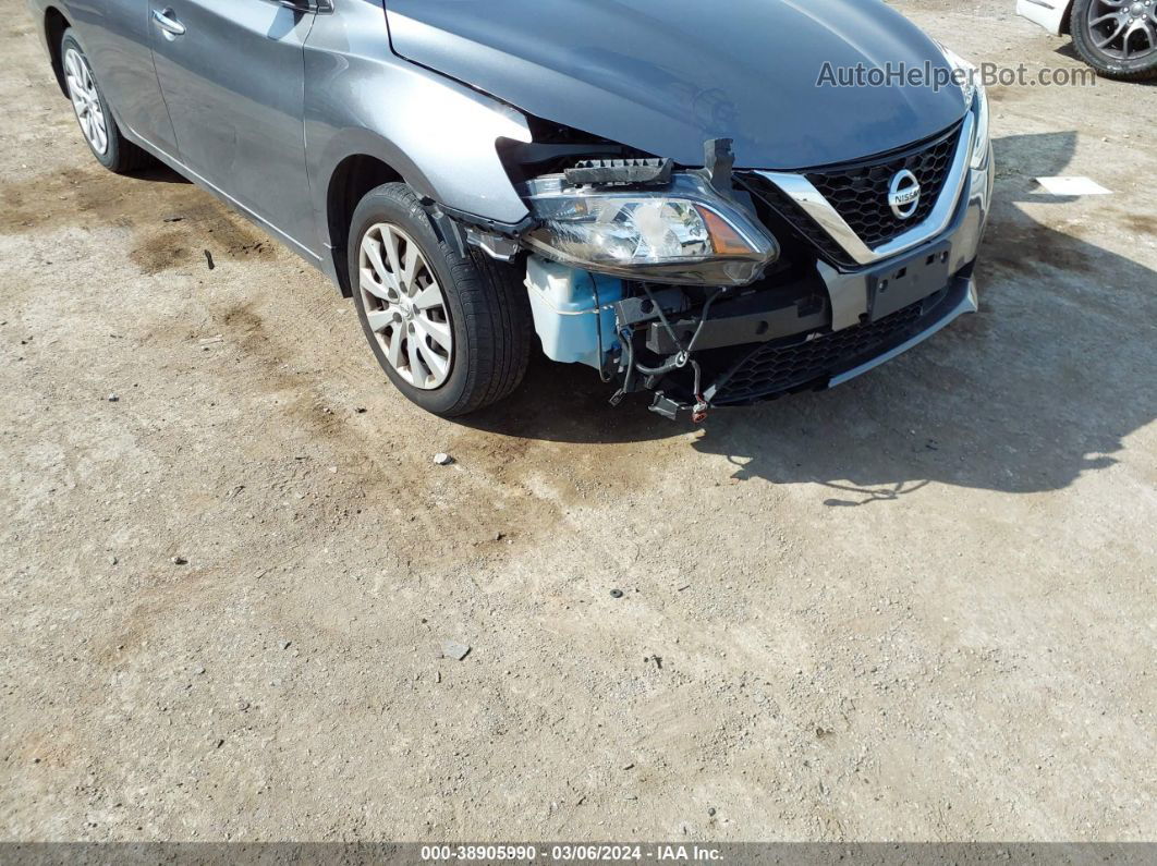 2018 Nissan Sentra S Gray vin: 3N1AB7APXJY204818