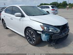 2018 Nissan Sentra Sr White vin: 3N1AB7APXJY205600